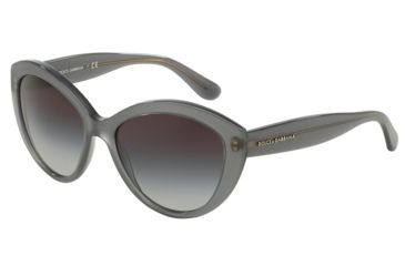 Image of Dolce&amp;Gabbana CONTEMPORARY DG4239 Single Vision Prescription Sunglasses DG4239-29158G-56 - Lens Diameter 56 mm, Frame Color Opal Grey