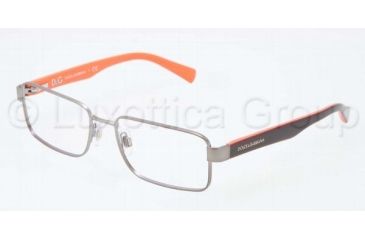 Image of Dolce&amp;Gabbana CONTRAST DG1238P Eyeglass Frames 1173-5217 - Matte Gunmetal Frame