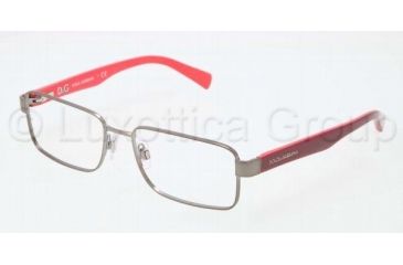 Image of Dolce&amp;Gabbana CONTRAST DG1238P Eyeglass Frames 1174-5217 - Gunmetal Frame