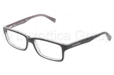 Image of Dolce&amp;Gabbana CONTRAST DG3148P Progressive Prescription Eyeglasses 2631-5316 - Dark Steel Frame