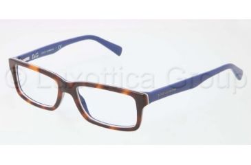 Image of Dolce&amp;Gabbana CONTRAST DG3148P Progressive Prescription Eyeglasses 2706-5516 - , Demo Lens Lenses