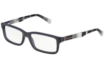 Image of Dolce&amp;Gabbana CONTRAST DG3148P Progressive Prescription Eyeglasses 2758-55 - Matte Grey Frame