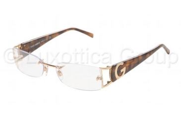 Image of Dolce&amp;Gabbana DG 1148 Eyeglasses Styles - Gold Frame w/Non-Rx 52 mm Diameter Lenses, 065-5217