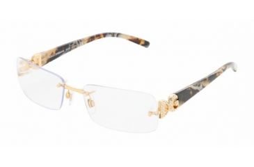 Image of Dolce&amp;Gabbana DG 1169B Eyeglasses Styles - Gold Frame w/Non-Rx 52 mm Diameter Lenses, 298-5217