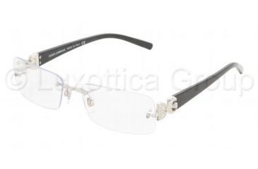 Image of Dolce&amp;Gabbana DG 1169B Eyeglasses Styles - Silver Frame w/Non-Rx 54 mm Diameter Lenses, 130-5417