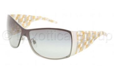 Image of Dolce&amp;Gabbana DG 2019M Sunglasses Styles - 413-8G Silver Frame / Gray Gradient Lenses, 413-8G-0133