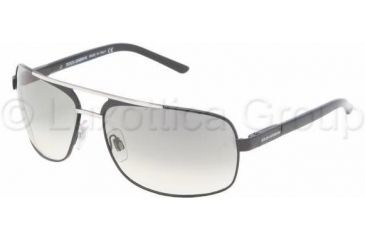 Image of Dolce&amp;Gabbana Bifocal Sunglasses DG2049 with Lined Bi-Focal Rx Prescription Lenses DG2049-047-32-6215 - Lens Diameter: 62 mm, Frame Color: Black