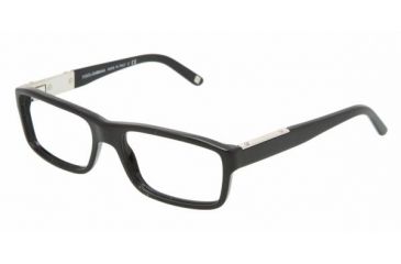 Image of Dolce&amp;Gabbana DG 3070 Eyeglasses Styles - Black Frame w/Non-Rx 52 mm Diameter Lenses, 501-5217
