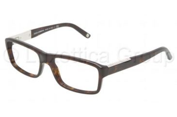 Image of Dolce&amp;Gabbana DG 3070 Eyeglasses Styles - Havana Frame w/Non-Rx 54 mm Diameter Lenses, 502-5417