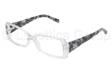Image of Dolce&amp;Gabbana DG 3080 Eyeglasses Styles - Crystal Frame w/Non-Rx 55 mm Diameter Lenses, 1528-5516