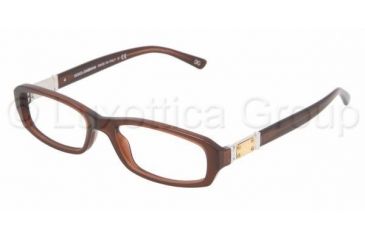 Image of Dolce&amp;Gabbana DG 3093 Eyeglasses Styles - Brown Frame w/Non-Rx 51 mm Diameter Lenses, 1741-5116