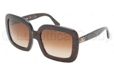 Image of Dolce&amp;Gabbana DG4035 Bifocal Sunglasses - Havana Brown Gradient Frame / 54 mm Prescription Lenses, 502-13-5420