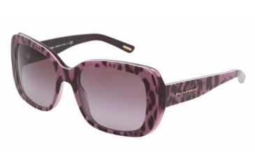 Image of Dolce&amp;Gabbana DG4101 SV Prescription Sunglasses - Animal Violet Violet Gradient Frame / 54 mm Prescription Lenses, 17518H-5419