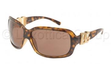 Image of Dolce&amp;Gabbana DG6029B SV Prescription Sunglasses - Havana Brown Frame / 65 mm Prescription Lenses, 502-73-6513