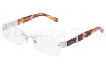 Image of Dolce&amp;Gabbana DG1210 Single Vision Prescription Eyewear 1042-5417 - Silver 
