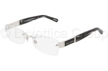 Image of Dolce&amp;Gabbana DG1210 Single Vision Prescription Eyewear 1043-5417 - Silver 