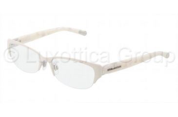 Image of Dolce&amp;Gabbana DG1220 Single Vision Prescription Eyeglasses 1109-5217 - Cream Frame