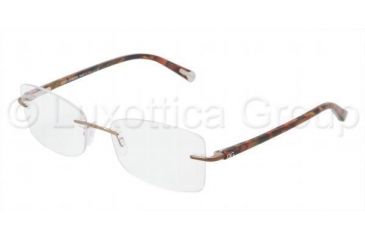 Image of Dolce&amp;Gabbana DG1222 Eyeglass Frames 1111-5217 - Brown Frame