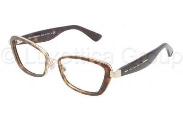 Image of Dolce&amp;Gabbana DG1225 Eyeglass Frames 02-5117 - Gold Frame