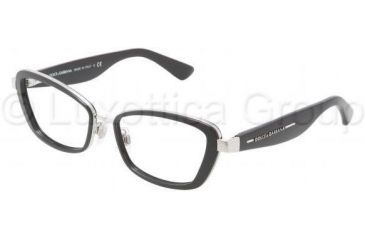 Image of Dolce&amp;Gabbana DG1225 Eyeglass Frames 05-5117 - Silver Frame