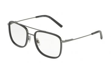 Image of Dolce&amp;Gabbana DG1288 Eyeglass Frames 1258-53 - Gunmetal / Grey Frame