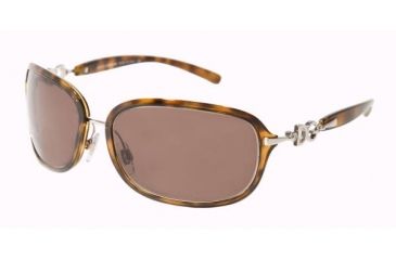 Image of Dolce &amp; Gabanna DG2035 #244/73 - Silver Frame, Brown Lenses