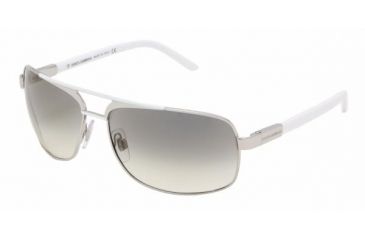Image of Dolce &amp; Gabanna DG2049 #062/32 - Silver Frame, Crystal Gray Gradient Lenses