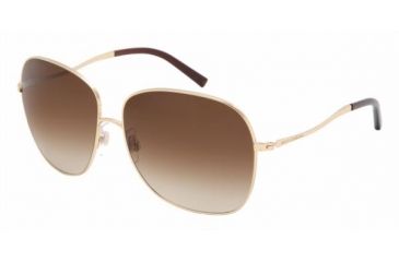 Image of Dolce &amp; Gabanna DG2058 #02/13 - Gold Frame, Brown Gradient Lenses