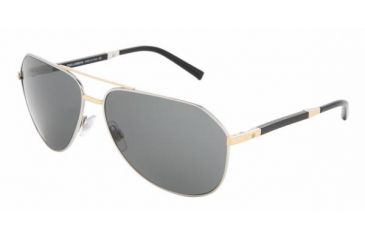 Image of Dolce &amp; Gabanna DG2067 #024/87 - Silver Frame, Gray Lenses