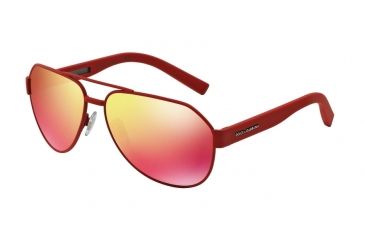 Image of Dolce&amp;Gabbana DG2149 Single Vision Prescription Sunglasses DG2149-12816Q-61 - Lens Diameter 61 mm, Frame Color Red Rubber