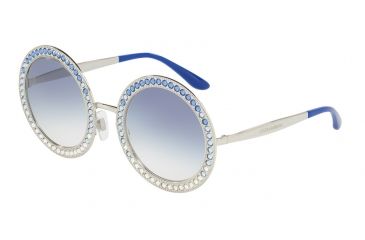 Image of Dolce&amp;Gabbana DG2170B Progressive Prescription Sunglasses DG2170B-05-19-51 - Lens Diameter 51 mm, Frame Color Silver