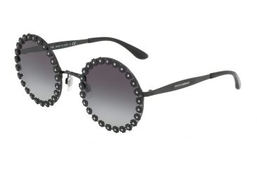 Image of Dolce&amp;Gabbana DG2173B Single Vision Prescription Sunglasses DG2173B-01-8G-56 - Lens Diameter 56 mm, Frame Color Black