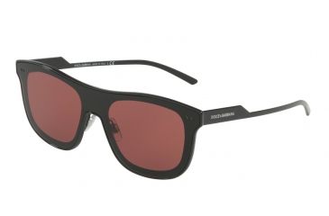 Image of Dolce&amp;Gabbana DG2174 Progressive Prescription Sunglasses DG2174-01-75-42 - Lens Diameter 42 mm, Frame Color Black