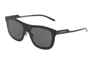 Image of Dolce&amp;Gabbana DG2174 Progressive Prescription Sunglasses DG2174-01-87-42 - Lens Diameter 42 mm, Frame Color Black