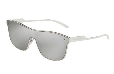 Image of Dolce&amp;Gabbana DG2174 Progressive Prescription Sunglasses DG2174-05-6G-42 - Lens Diameter 42 mm, Frame Color Silver