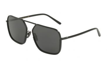 Image of Dolce&amp;Gabbana DG2193J Progressive Prescription Sunglasses, 59mm, Matte Black / Black, DG2193J-110687-59-PRO