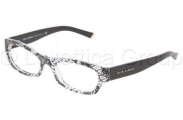 Image of Dolce&amp;Gabbana DG3115 Progressive Prescription Eyeglasses 1895-5117 - Black Lace 