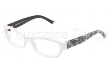 Image of Dolce&amp;Gabbana DG3115 Progressive Prescription Eyeglasses 2565-5117 - White Frame