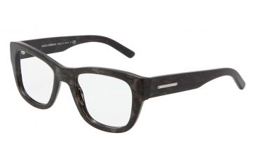 Image of Dolce&amp;Gabbana DG3124 Eyeglass Frames 1723-4820 - Gray Pearl Frame, Demo Lens Lenses