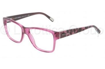 Image of Dolce&amp;Gabbana DG3126 Bifocal Prescription Eyeglasses 1913-5215 - Violet Frame