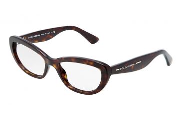 Image of Dolce&amp;Gabbana DG3127 Eyeglass Frames 502-5517 - Havana Frame