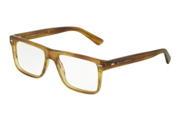 Image of Dolce&amp;Gabbana DG3227 Eyeglass Frames 2948-54 - Striped Matte Honey Frame