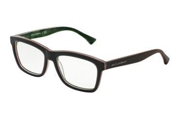 Image of Dolce&Gabbana DG3235 Bifocal Prescription Eyeglasses 2954-55 - Blue/fluo Red/mt Camo Frame