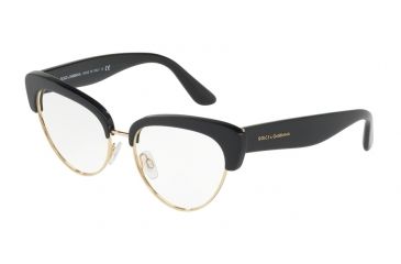 Image of Dolce&amp;Gabbana DG3247 Eyeglass Frames 501-53 - Black Frame