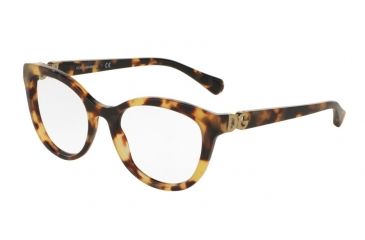 Image of Dolce&amp;Gabbana DG3250F Bifocal Prescription Eyeglasses 512-54 - Cube Havana Frame