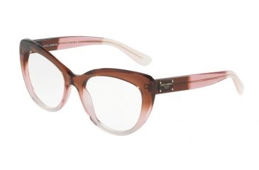 Image of Dolce&amp;Gabbana DG3255 Single Vision Prescription Eyeglasses 3060-51 - Bordeaux Grad/pink/powder Frame