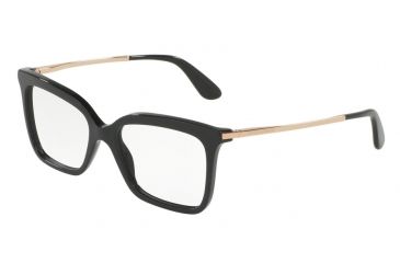 Image of Dolce&amp;Gabbana DG3261 Eyeglass Frames 501-51 - Black Frame