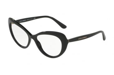 Image of Dolce&amp;Gabbana DG3264 Eyeglass Frames 501-52 - Black Frame