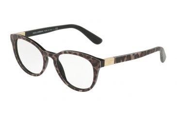 Image of Dolce&amp;Gabbana DG3268 Eyeglass Frames 1995-50 - Leoprint Frame