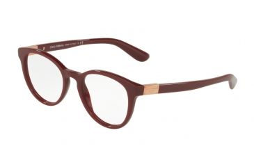 Image of Dolce&amp;Gabbana DG3268 Eyeglass Frames 3091-50 - Bordeaux Frame